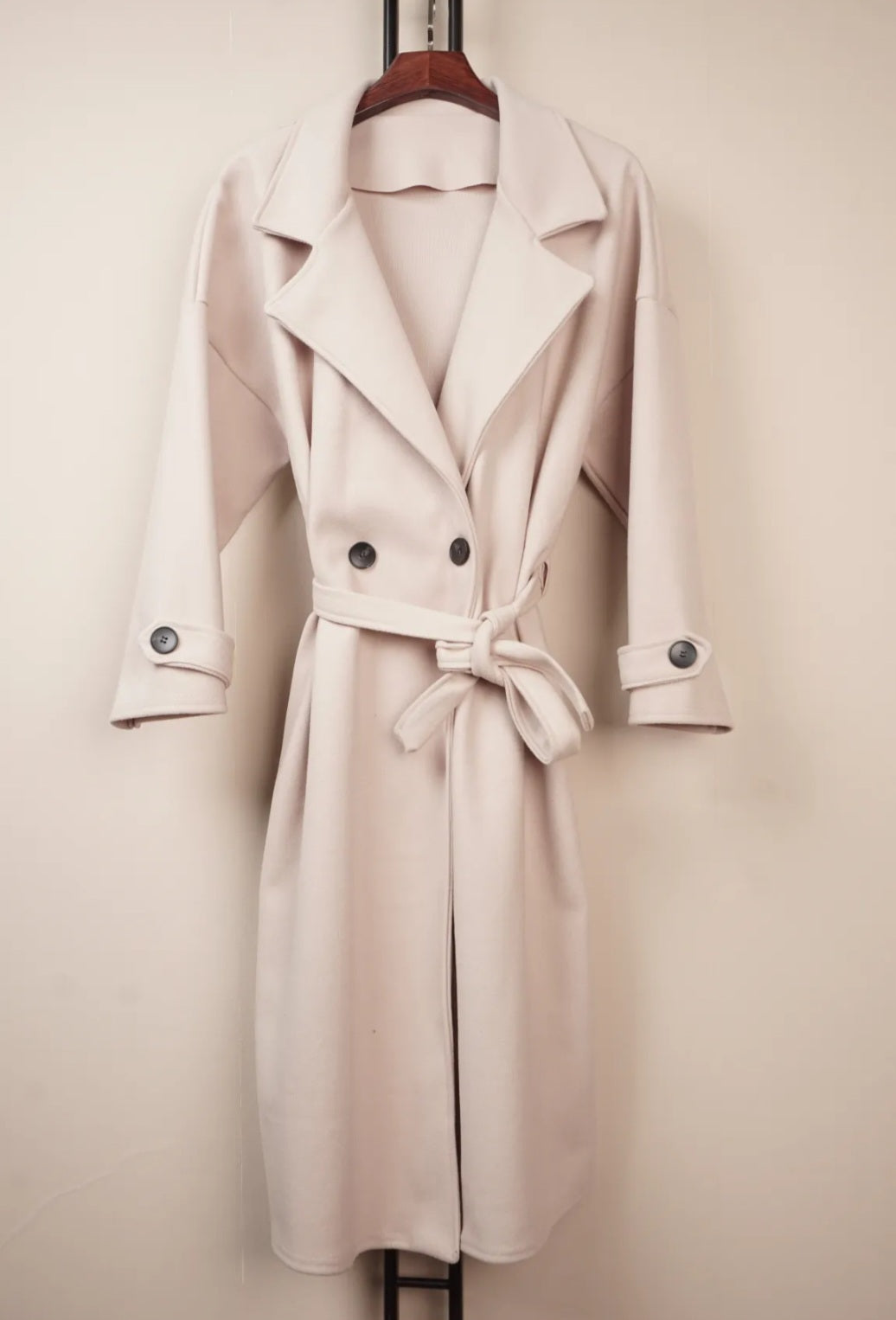 Trench London effet laine